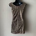 MINKPINK  sz S gold sequin party mini‎ dress Photo 7