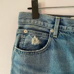 SLVRLAKE London Crop Straight Leg Jeans High Rise Medium Wash Women's size 29 Blue Photo 7