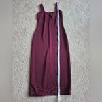 J.Crew vintage 90s Y2K 2000s friends square neck red maxi dress size large Photo 8