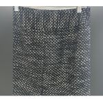Ann Taylor  Tweed Pencil Skirt Black White Textured‎ Office Wear Photo 3