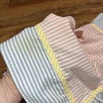 Vintage Vandemere House Coat/Dress Pastel Seersucker Zip Up Robe Nightgown Sz M Size M Photo 6