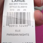 Elle NWT  Pima Cotton Longsleeve Shirt with Pleated Neckline Photo 11