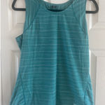 Marmot  Womens Large Blue Aura Performance Tank Athleisure Gym Workout Outdoor Go Photo 0