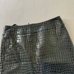 Carlisle  Croc Embossed Patent Leather Skirt Photo 1