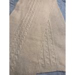 Aerie Cream Cable Knit Scarf Soft Warm Winter Accessory One Size Photo 2
