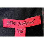 Betsey Johnson  Floral Sheath Dress Cap Sleeve Stretch Lined Women 2 Multicolor‎ Photo 5