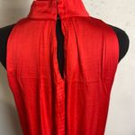 Mango # 135 Poppy Satin Bow Neck Halter Mini Dress Photo 6