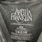Aretha Franklin Queen Of Soul Acid Wash Graphic Tee Women's Size Medium Gray Photo 3