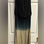 Young Fabulous and Broke From Revolve Dip Dyed Navy Ombré Maxi Dress Size Small Photo 0
