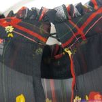 Eloquii floral print shift dress ruffle neck flare long sleeve, 14 Photo 15