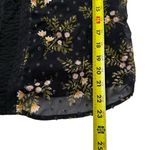 LC Lauren Conrad  Black Floral  Blouse Women Size Medium | 48-63 Photo 7