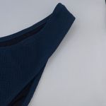 J.Crew NWT  Blue Textured Cheeky Bikini Swim Bathing Suit Bottom Women's Size XL Photo 2