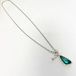 Silver 36" Long Faced Cristal long Sweater Necklace green Womens
Jewelry Photo 6