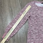 Talbots Space Dye Top Long Sleeve Red Pink Crew Neck Womens Sz S Office Preppy Photo 4