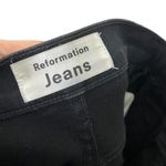 Reformation High And Skinny Jean In Faded Black Destroyed Womens Size 25 Photo 10
