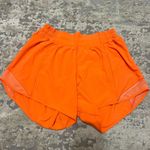 Lululemon Orange Hotty Hot Shorts 4 Inch Photo 0