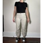 ZARA  Tan Cargo Joggers Size 4 Photo 5