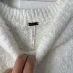 Free People White Sweater BFF Cocoon Solid Crew Photo 3