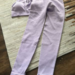 OQQ leggings and top pale purple small Photo 0