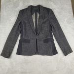 Rag and Bone  Womens Gray Wool Blend Blazer Tweed Size 4 Photo 1