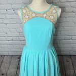 City studio teal party dress size 5 Blue Photo 5