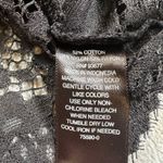 Worthington  Black Lace Sleeveless Tank Top Womens Small Floral Lace Cami NWT Photo 5