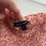 As You Wish As U Wish Smocked Floral Mini Dress Women’s Size Small Long Sleeve Ruffle Hem Photo 2