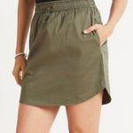 Sundry  for Evereve NEW Olive Green Sunday Skirt‎ XS Bungee Drawcord Their Size 0 Photo 0