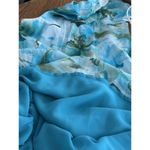 Donna Ricco Vtg Floral Dress Fairycore Cowl Neck Y2K Ruffle Hem Size 16 Asymmetrical Hem Photo 9