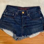 American Eagle Vintage Hi-Rise Shortie Button Fly Made in USA Cut-Off Jean Short Photo 0