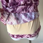 Duluth Trading Company Suit Up Swim Built In Bra Cap Sleeve Top Purple Size 8 Photo 6
