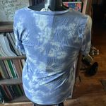 Wildfox blue tie dye S soft v-neck loungewear cozy top Photo 2