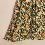 Abercrombie & Fitch Floral Fruit Print Green Red Mini Dress Women's size Small Photo 3