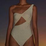 One Piece BAOBAB Arrecife Gold  Swimsuit Cutout Photo 0