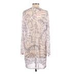 Missguided Misguided Sheer Grey Tie Dye Long Sleeve Mini Dress Womens 2 Cover Up Swim Photo 4