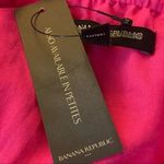 BANANA REPUBLIC FACTORY bright pink eyelet peplum top in size Medium. NWT Photo 6