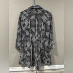 Peck & Peck NWT  Weekend Linen Pintuck Zip Up Photo 5