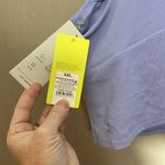 All In Motion 🔵  NWT Light Purple V-Neck ribbed Crop padded sports bra xxl plus Photo 3