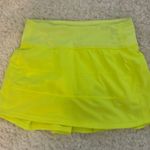 Lululemon Pace Rival Mid Rise Skirt In Highlight Yellow Photo 0