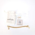 Ettika x Curateur New Starry Charms 18K Gold Plated Chain Link Bracelet - New Photo 4