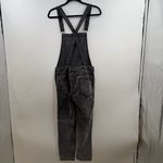 American Eagle  Gray soft corduroy overalls women's Small bibs dungarees Y2K Photo 4