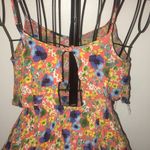 Timing Cute Peek-A-Boo Back Floral Mini Dress Photo 3