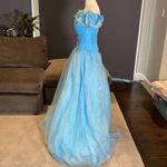 Women’s Fairy Tale Prom Party Dress with Corset back Size 2 NWT Blue Photo 4