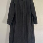 Karen Petites Gray Pea Trench Coat Wool Cashmere Blend Winter Outdoor Vintage Size undefined Photo 0