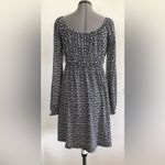 SO  Dress Size Medium Juniors Black & White Gypsy Style Scoop Neckline New Photo 5