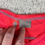 Athleta Long Sleeve V Neck Workout Top Coral Pink Athletic Shirt Women's Size S Photo 2