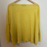 Hatch - The Linen Long Sleeve T-Shirt Yellow Oversized Pregnancy Maternity Photo 3