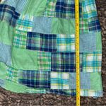 Lord & Taylor Vintage Women’s Size S Green Cotton Plaid Madras Midi Skirt Photo 4