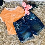 Kensie Denim Shorts Photo 1