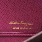 Salvatore Ferragamo  Gancini Hot Pink Full Zip Bifold Leather Wallet COMES in BOX Photo 12